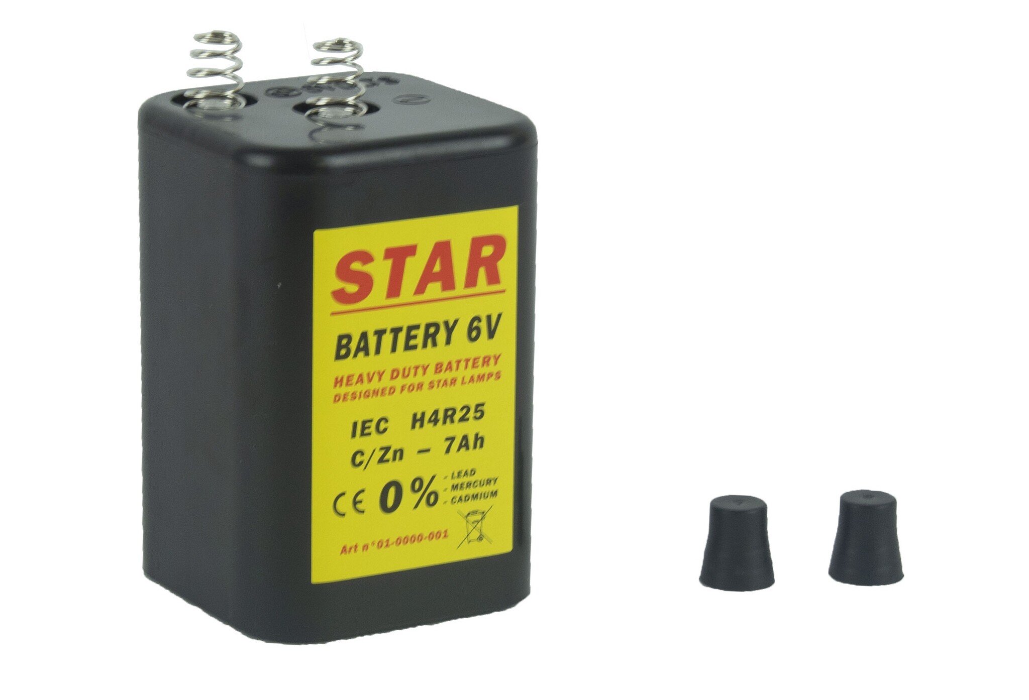 Blokbatterij 4R25 6V STAR voor werflichten