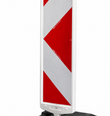 Balise de chantier Type 2 A+B + RA2 - 250 x 1000 mm - CHEVRONS/ARROW - (40x40 mm)