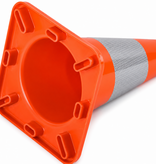 Traffic cone 30 cm PVC - highly flexible + Class 2