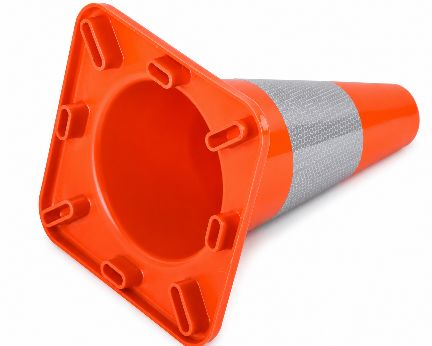 Cône de signalisation 30 cm PVC - très flexible + Classe 2