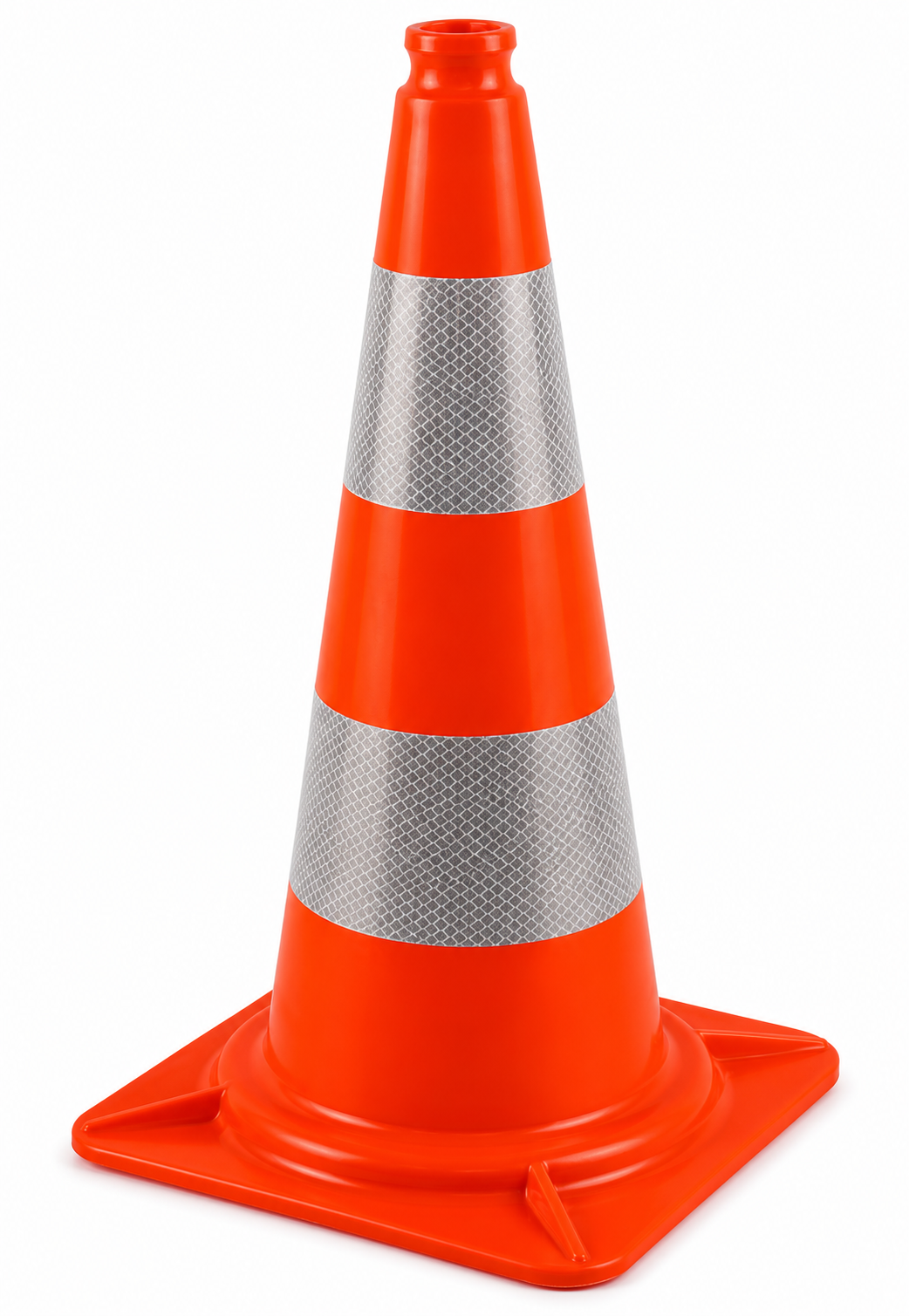 Traffic cone 30 cm PVC - highly flexible + Class 2
