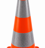 Traffic cone 30 cm PVC - highly flexible + Class 2
