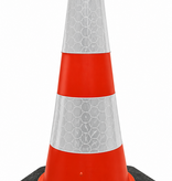 Traffic cone 75 cm 'ECO FOOT' - low-cost and environmentally friendly