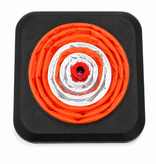 Heavy duty collapsible traffic cone 70 cm with integrated LED