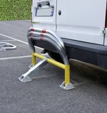 Parking bracket with springs and cylindrical safety lock 970 x 405 x 650-Ø 60 mm