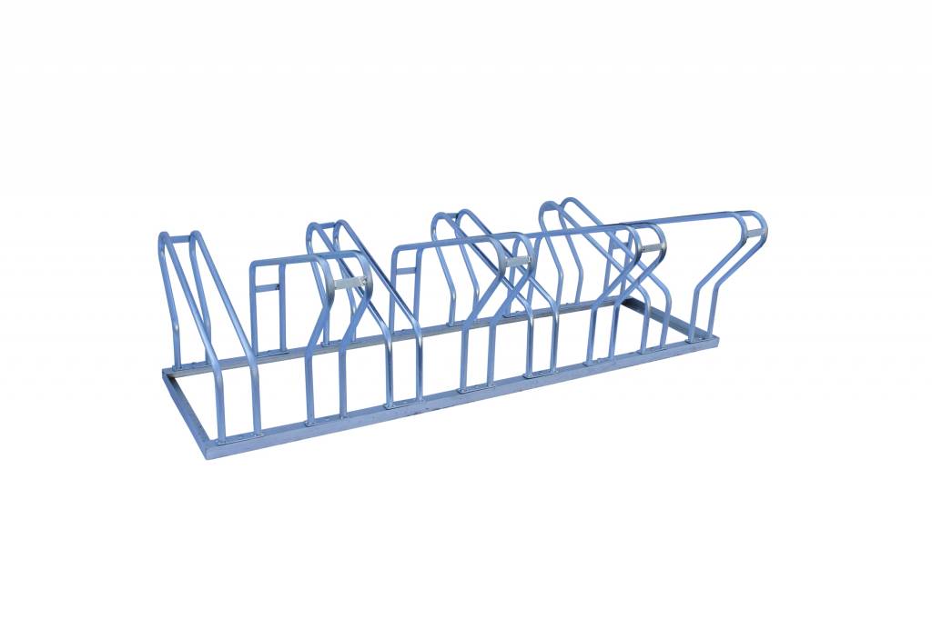 Double-sided bicycle rack