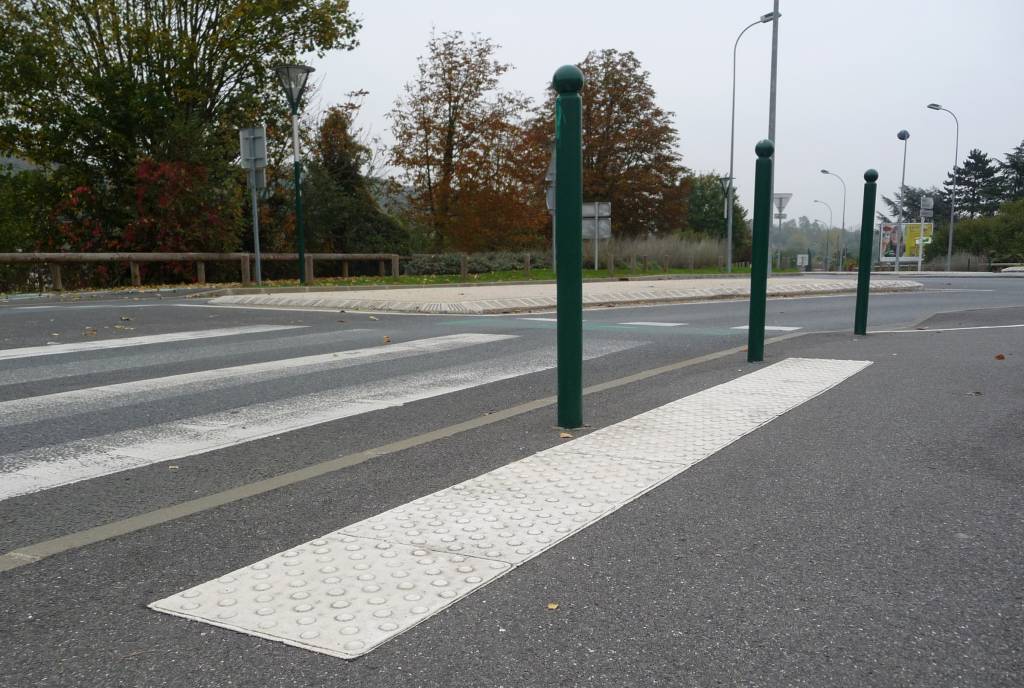 Podotactiele noppentegels blindengeleiding 62 x 81 cm