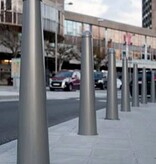 Amsterdammertje street bollard galvanised and powdercoated in RAL colour - fixed