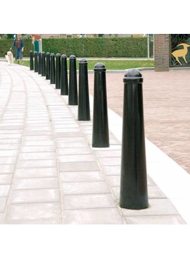 Poteau de parking rétractable fixation béton