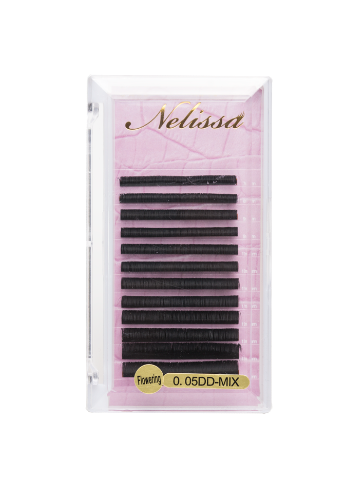 Nelissa Flowering lashes 0.05 DD Krul mix lines