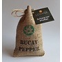 BLACK BUCAY PEPPER - FULL CORN IN JUTE SACK - ECUADOR