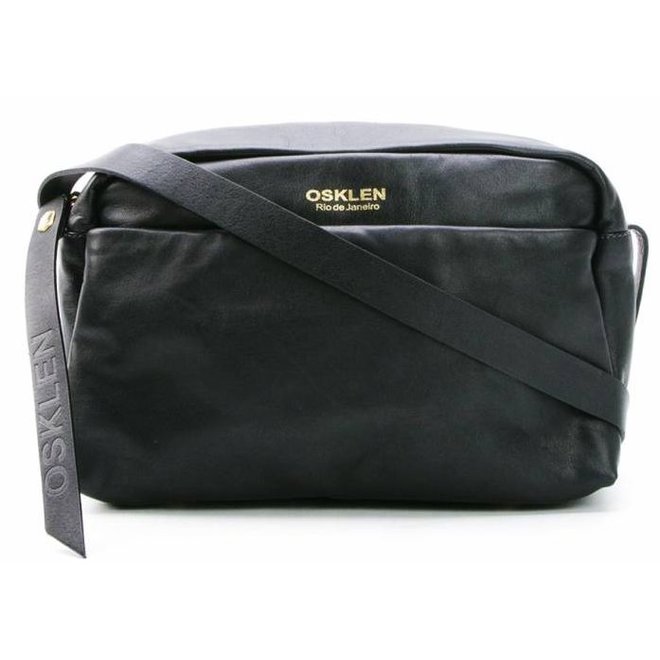 BOLSO DE CUERO MEDIUM - NEGRO