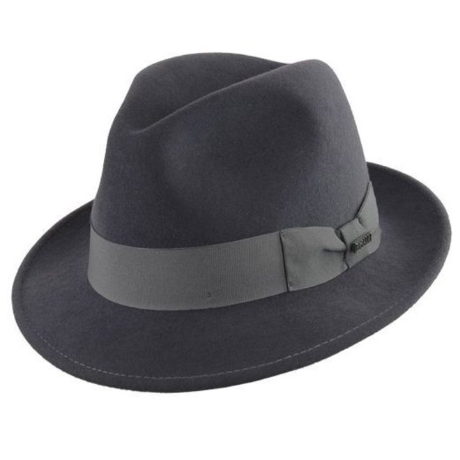 HUT "MILANO" WOLLFILZ  AUS ECUADOR - GRAU