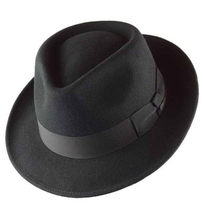 SOMBRERO "QUICK STEP"" FIELTRO LANA  ECUADOR - GRIS