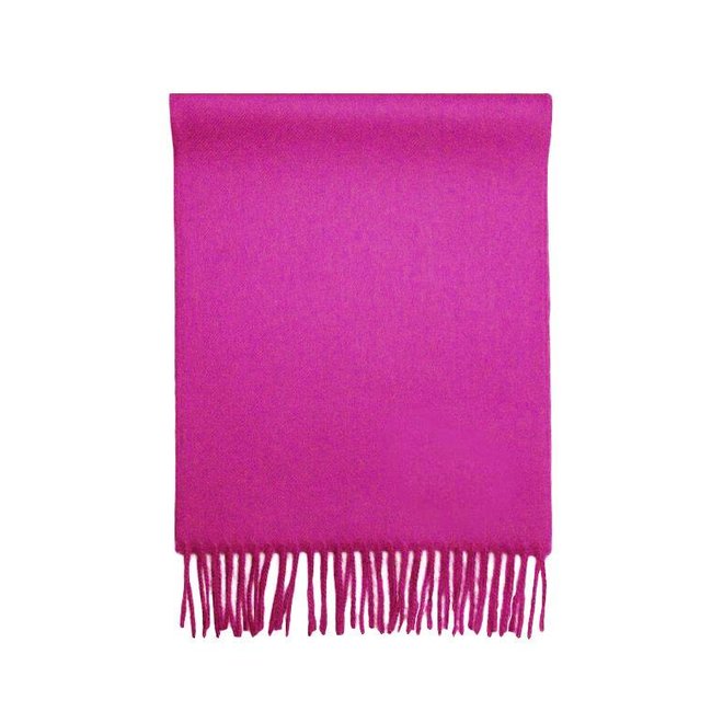 BUFANDA "LUXE" -100% LANA BABY ALPACA - FUCSIA