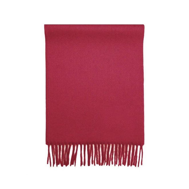 SCARF "LUXE" 100% BABY ALPACA WOOL - BORDEAUX