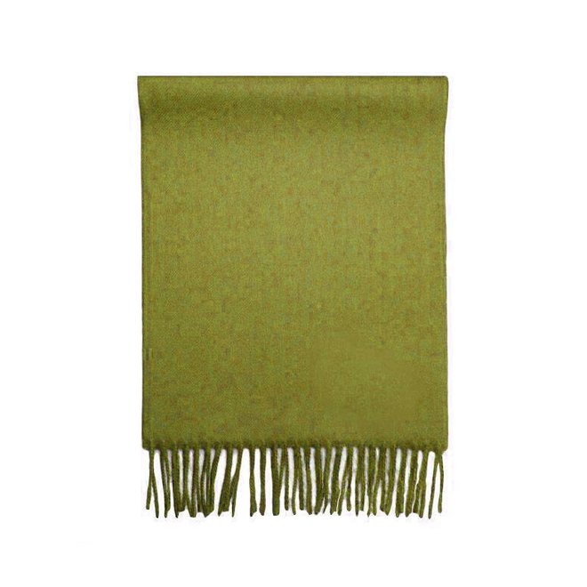 BUFANDA "LUXE" 100% LANA BABY ALPACA - VERDE MILITAR