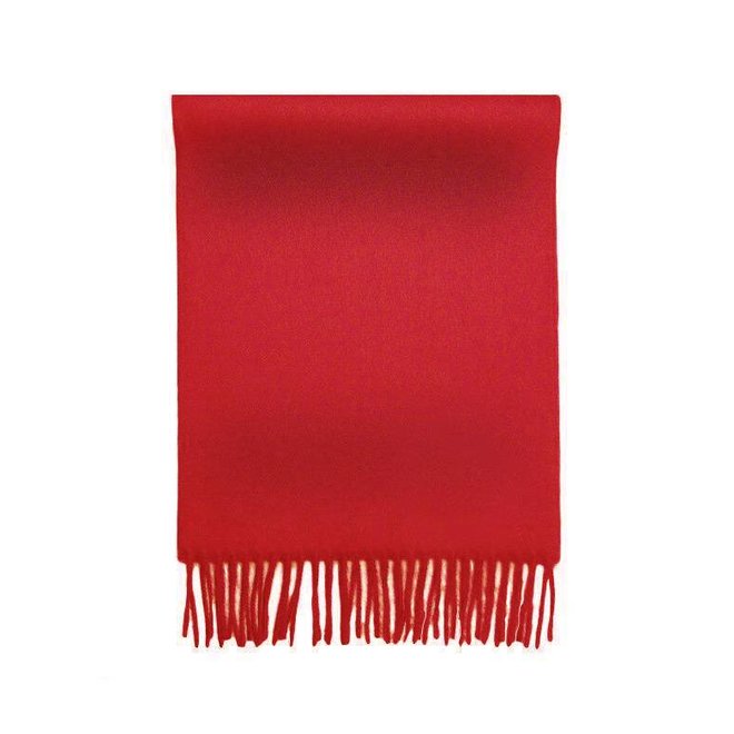 SCARF "LUXE" 100% BABY ALPACA WOOL - RED