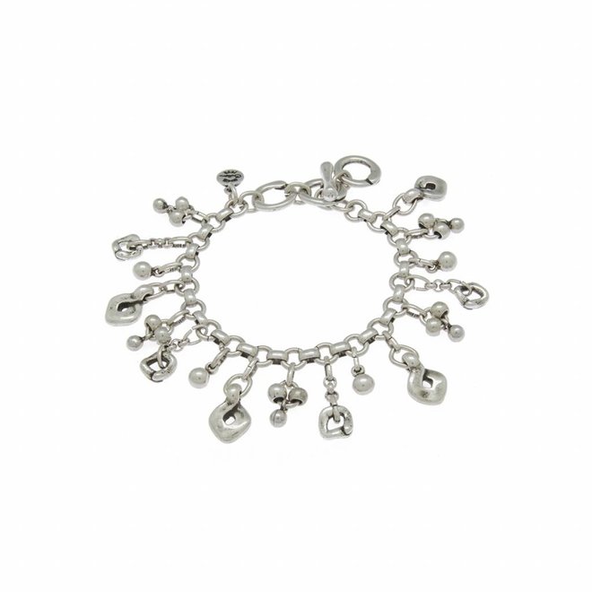 BRACELET METAL SILVER PLATED, COLLECTION PARADISE, REF. 181136-00-0