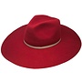 FLOPPY HAT "MONACO" WOOL FELT FROM ECUADOR - RED