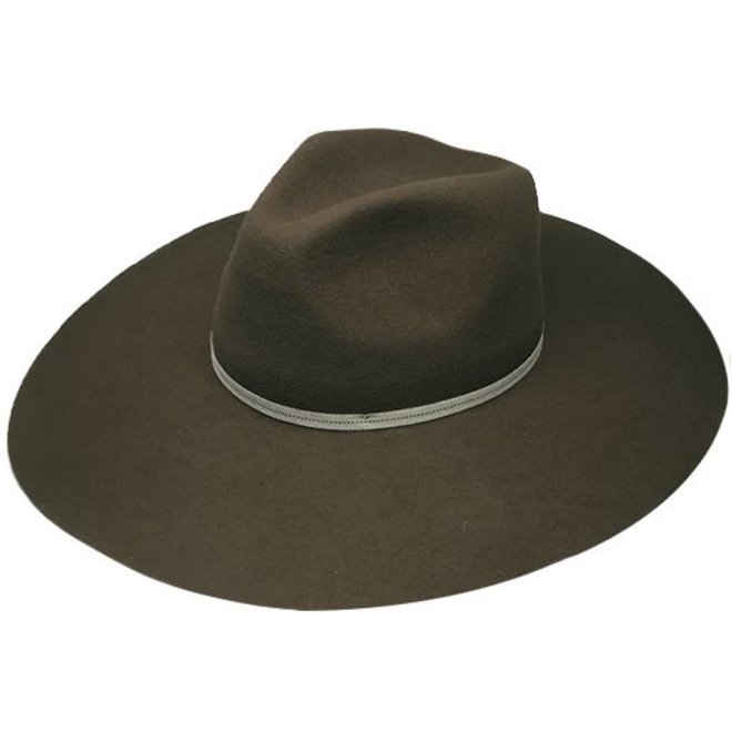 FLOPPY HAT "MONACO" FILZWOLLE FROM ECUADOR - BROWN