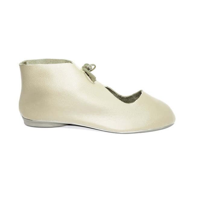 SHOES "NORA" SOFT LEATHER - SANDY - BRASIL - VOLARE NEW COLLECTION