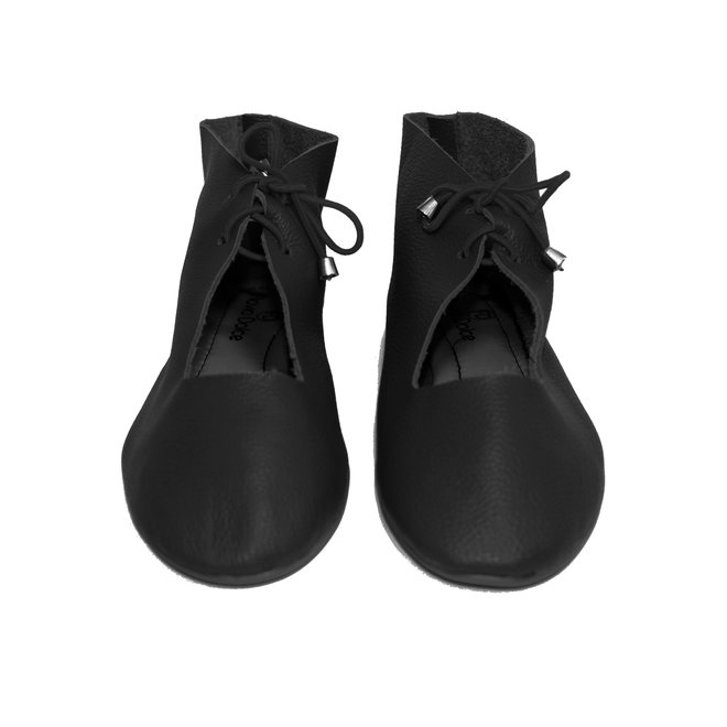 SHOES "NORA" SOFT LEATHER - BLACK - BRASIL - VOLARE NEW COLLECTION