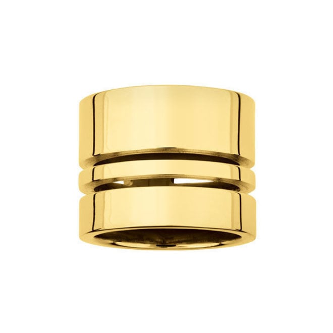 RING ALMA - SILVER GOLD PLATED 24kt