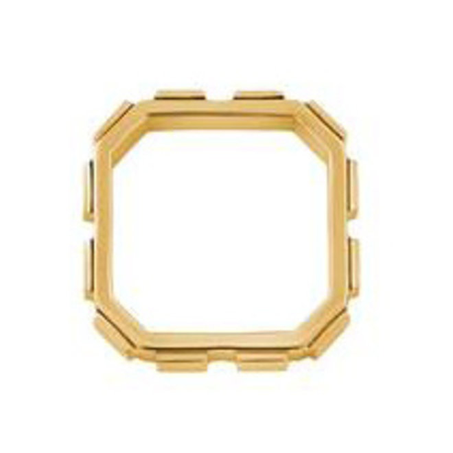 ANILLO COCO PLATA BAÑADO EN ORO 24ct