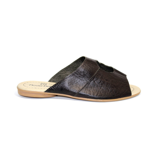 SANDALIAS "STELLA" CUERO SUAVE - NEGRO -  BRAZIL - VOLARE NEW COLLECTION