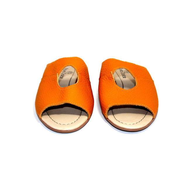 SANDALIAS "STELLA" CUERO SUAVE - ORANGE -  BRAZIL - VOLARE NEW COLLECTION