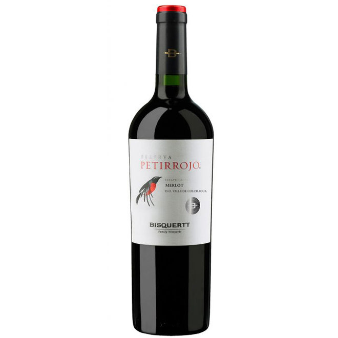 MERLOT RESERVA "PETIRROJO" 2022 CHILE