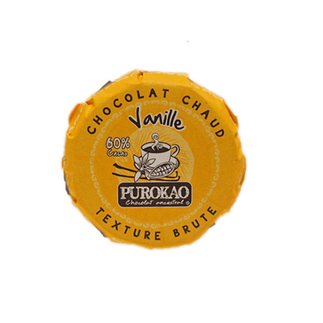 DRINK CHOCOLATE DISC WITH VANILLA - 60% COCOA - MEXICO - 60 G