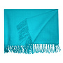 BIG SCHAWL - 100% BABY ALPACA WOOL - TURQUESSE