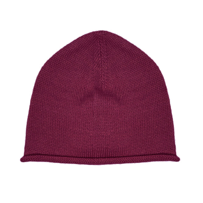 GORRO PLANE - 100% LANA DE ALPACA  FINE - BURGUNDY