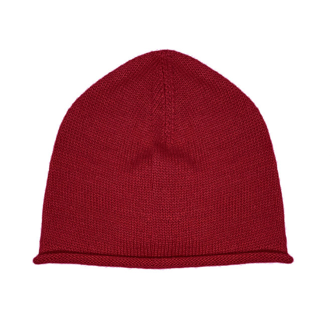 GORRO - 100% LANA DE ALPACA FINE - ROJO
