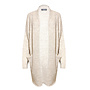 STRICKJACKE "SACO GAIA" - 100% ALPAKA WOLLE - CREME WEISS