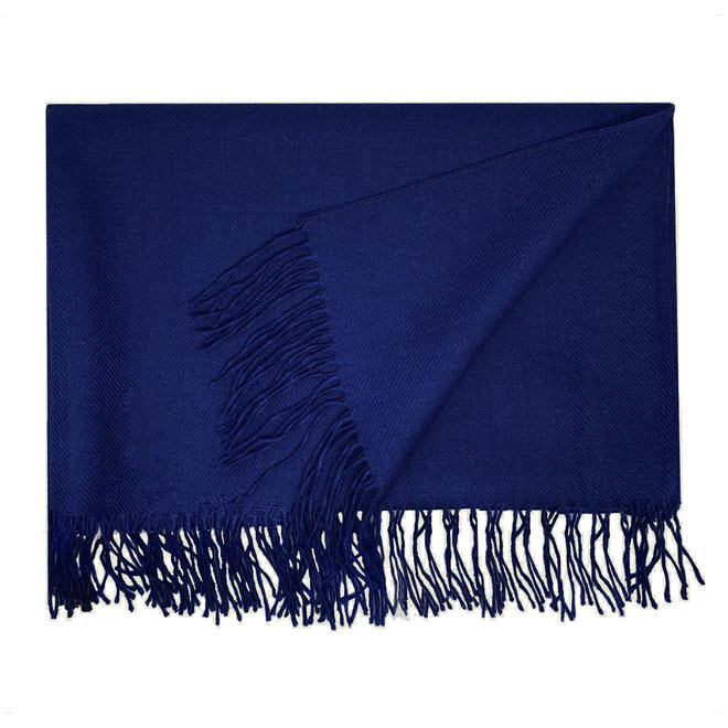 CHAL GRANDE - 100% LANA DE BABY ALPACA - AZUL