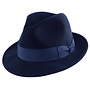 HAT "MILANO" WOOL FELT FROM ECUADOR - NAVY BLUE