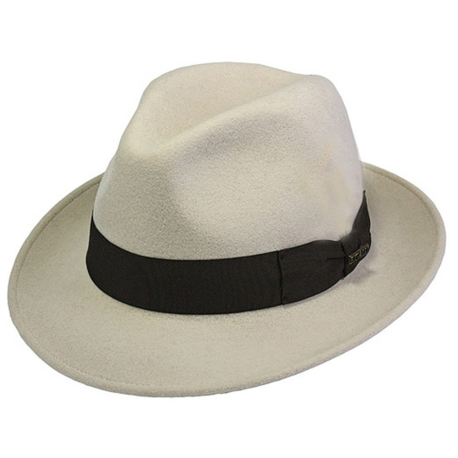 HAT "MILANO" WOOL FELT FROM ECUADOR - CREME