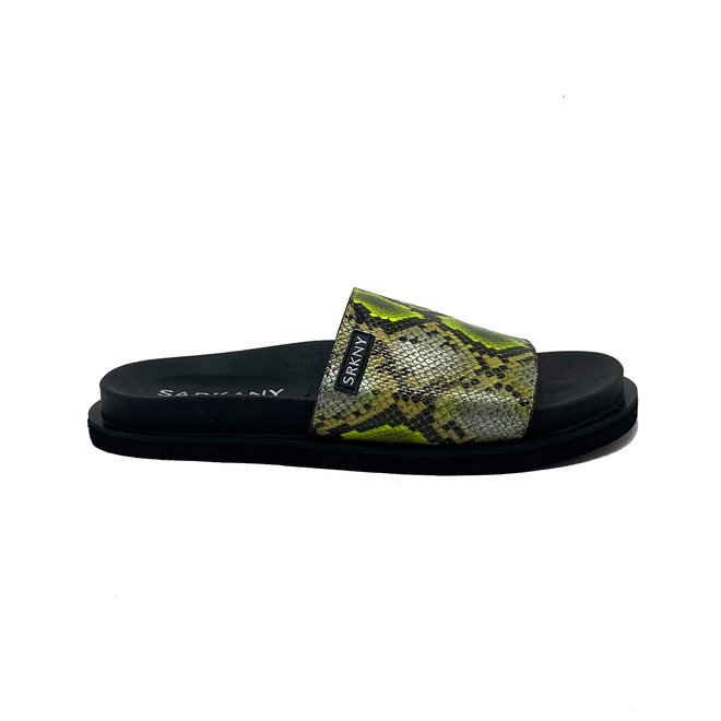 SANDALS SNAKE GREEN - ARGENTINA