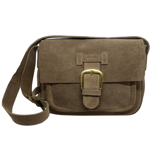 SUEDE BAG- BROWN - ARGENTINA