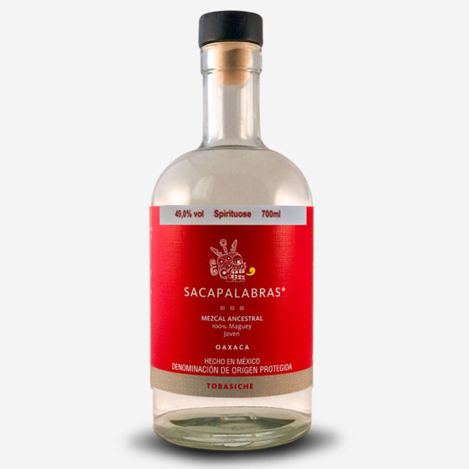 MEZCAL ANCESTRAL "TOBASICHE" 100% AGAVE - 0,70L - MEXIKO