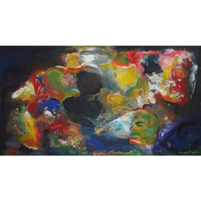 "TRAUMBLICK" ACRYLIC ON CANVAS 70x125cm