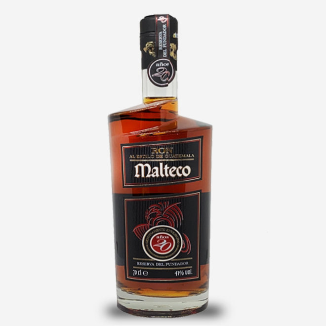 RUM MALTECO - RESERVA FUNDADOR - 20  JAHRE - GUATEMALA