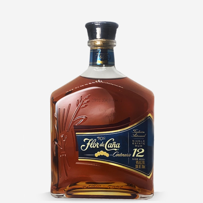 RON FLOR DE CAÑA - CENTENARIO - 12 AÑOS - NICARAGUA