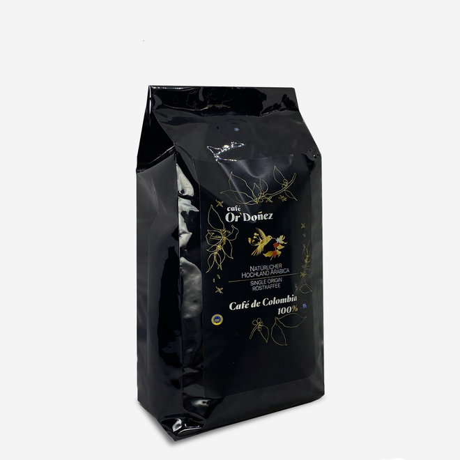 CAFÉ 100% ARABICA, GRANOS - 500g - COLOMBIA - CERTIFICADO UTZ