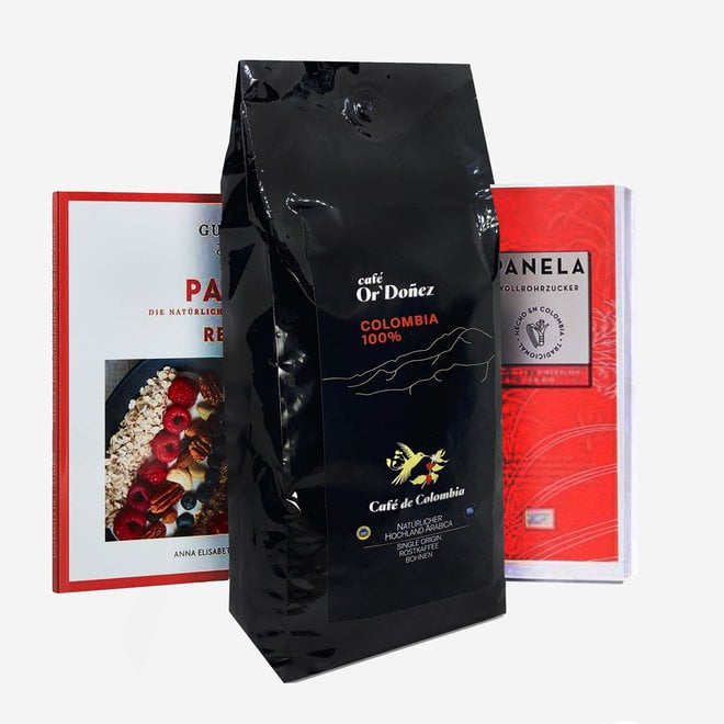 "COLOMBIA PACK" COFFEE + PANELA + RECIPE BOOK