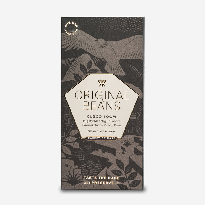 ORGANIC CHOCOLATE CUSCO CHUNCHO 100% - 70g - PERÚ