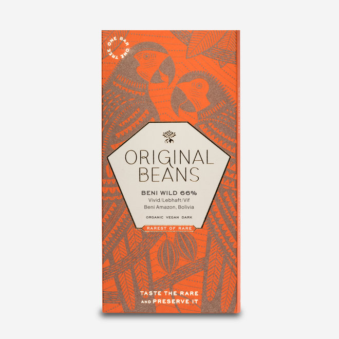 CHOCOLATE ORGÁNICO BENI WILD 66% - 70g - BOLIVIA